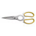 Ciseaux de cuisine Ambrogio Sanelli 21cm acier inoxydable manche jaune 