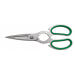 Ciseaux de cuisine Ambrogio Sanelli 21cm acier inoxydable manche vert