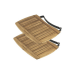 Tablettes latérales en acacia pour Big Green Egg XLarge