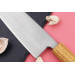 Couteau santoku japonais artisanal Wusaki Migaki G3 16,5cm