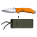 Couteau pliant Victorinox Hunter Pro M One Hand manche polyamide orange 13,6cm + étui toile kaki