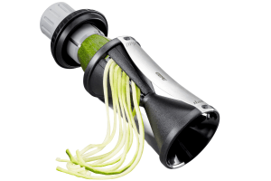 Taille-légumes spaghettis Gefu Spirelli en acier inox et polymère