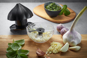 Hachoir à ail Gefu Aglioli en ABS noir