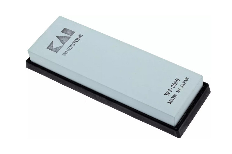 Pierre &agrave; aiguiser KAI grains 3000 + socle