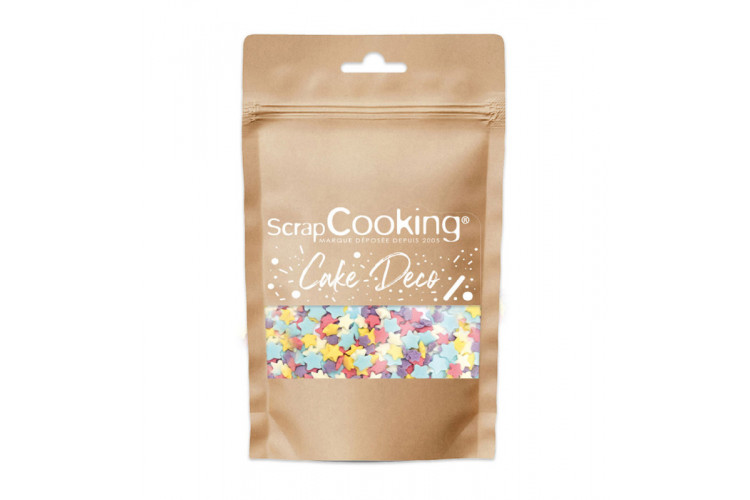 D&eacute;cors sucr&eacute;s Scrapcooking Etoile Rainbow 55g