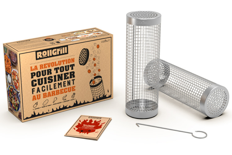 Set de 2 grilles de cuisson Cookut Roll Grill pour barbecue