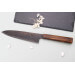 Couteau de chef 21cm japonais artisanal Nakamura Kaishin Ginsan Black Damas