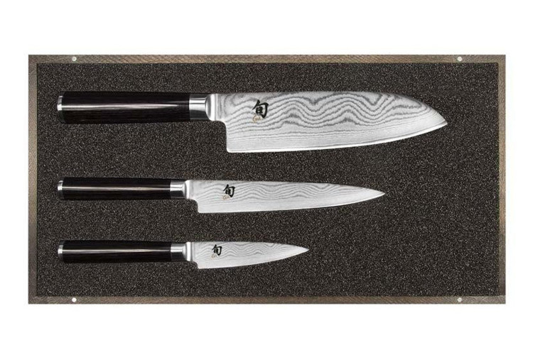Coffret 3 couteaux japonais Kai Shun Classic Damas