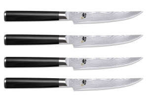 Coffret 4 couteaux à steak japonais Shun Classic lames 12,5cm