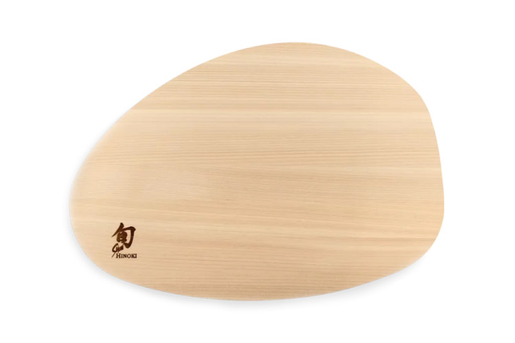 Planche &agrave; d&eacute;couper ovale Kai en Hinoki japonais 32 x 23 cm