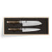 Coffret 2 couteaux de cuisine damassés Shun Premier Tim Mälzer Universel + Santoku