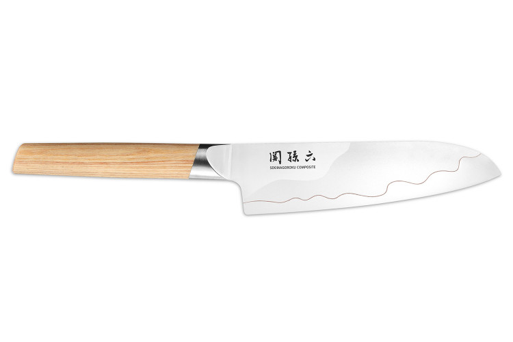 Couteau Santoku Kai Seki Magoroku Composite lame 16,5cm