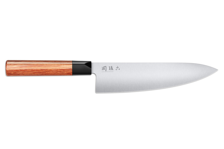 Couteau de chef japonais KAI Seki Magoroku Redwood lame 20cm