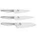 Set 3 couteaux Kai Seki Shoso Office + Universel + Santoku