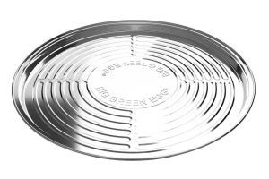 Set de 5 lèchefrites rondes jetables en aluminium pour Big Green Egg Large 33,5 x 2,5cm