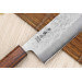 Couteau nakiri japonais artisanal Wusaki Yoshi G3 chêne 16,5cm