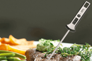 Thermomètre numérique Gefu Scala en acier inoxydable