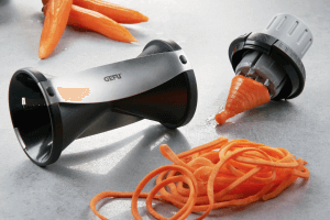 Taille-légumes Gefu Spirelli 2.0 en acier inox et polymère