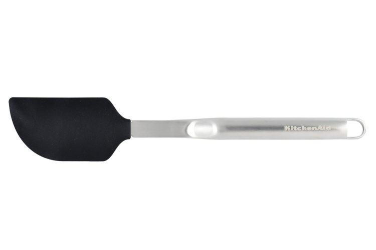 Spatule grattoir Kitchen Aid en silicone et manche en acier inoxydable