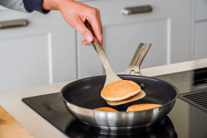 Spatule coudée Kitchen Aid tout en acier inoxydable