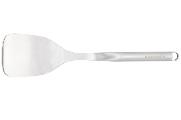 Spatule coud&eacute;e Kitchen Aid tout en acier inoxydable