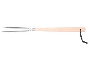 Fourchette de service pour barbecue Au Nain 48cm en hêtre