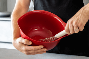 Set de 3 bols à mélanger Kitchen Aid en polymère rouge