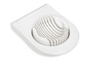 Coupe-oeufs Kitchen Aid en acier inoxydable et polymère blanc