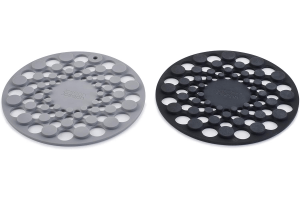 Set de 2 dessous-de-plat Joseph Joseph Spot-On en silicone diamètre 17cm
