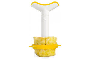 Coupe-ananas Vacu Vin 4863260 en polymère blanc