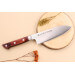Couteau santoku 17cm japonais Satake Cutlery Brown Pakkawood