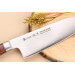 Couteau santoku 17cm japonais Satake Cutlery Brown Pakkawood