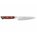 Coffret 3 couteaux japonais Satake Brown Pakkawood chef + santoku + office