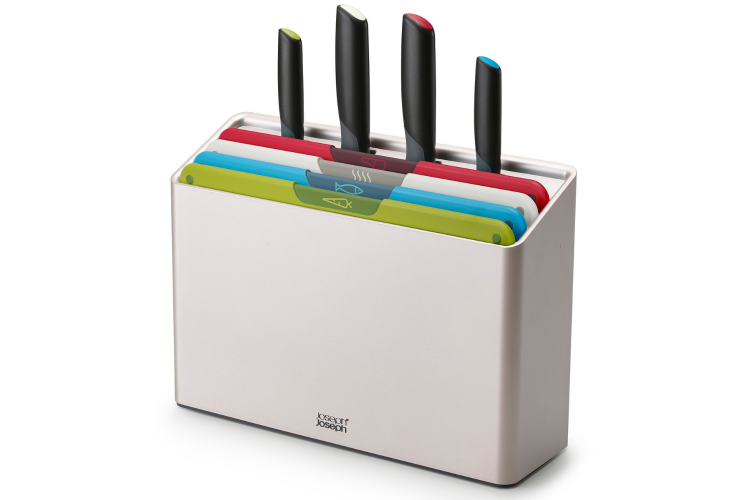 Set de 4 couteaux et 4 planches à découper Joseph Joseph Folio Icon Plus