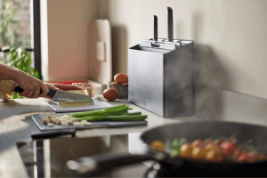 Set de 4 couteaux et 4 planches à découper Joseph Joseph Folio Plus