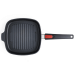 Poêle à steak carrée Woll Diamond Lite en fonte d'aluminium manche amovible polymère