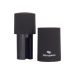 Moulin à épices 2-en-1 Microplane Specialty Series en acier inox et polymère noir