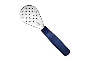 Couteau à écailler 10cm DICK manche bleu normes NSF