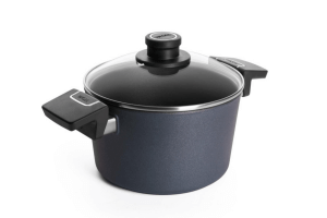 Faitout Woll Diamond Lite en fonte d'aluminium + couvercle en verre