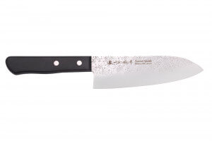 Couteau santoku 17cm japonais Satake Nashiji