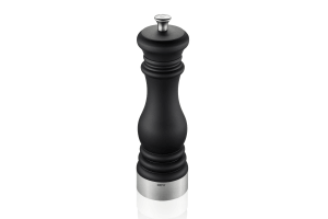 Moulin à sel ou poivre Gefu Flavio en acier inox et polymère noir 21cm