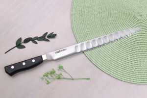 Couteau filet de sole alvéolé japonais Glestain K Series 25cm