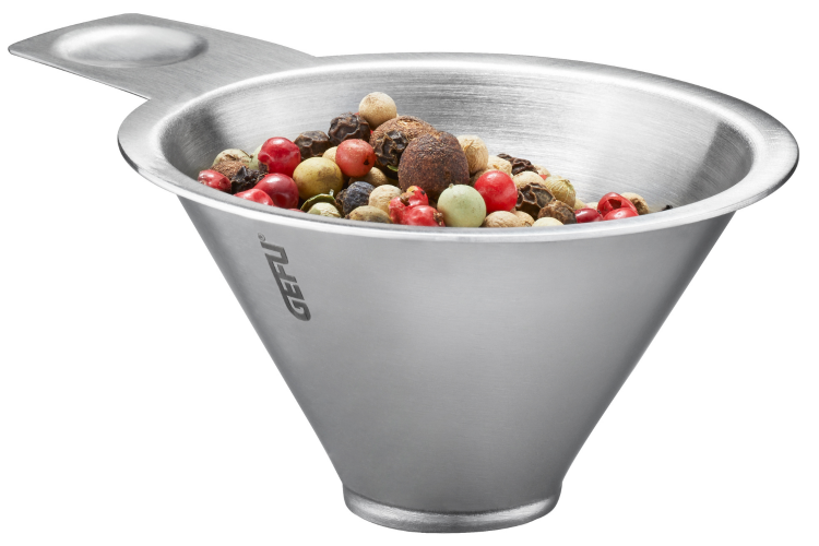 Entonnoir &agrave; &eacute;pices Gefu Condio en acier inoxydable