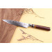 Couteau universel 13cm Kutoyama damas manche pakka et anneaux acryliques