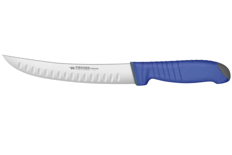 Couteau &agrave; parer 25cm SWE-STEEL alv&eacute;ol&eacute; manche ultra confort