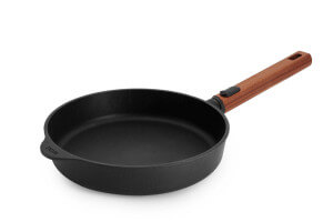 Poêle Woll Diamond QXR Eco Logic en fonte d'aluminium manche amovible bois