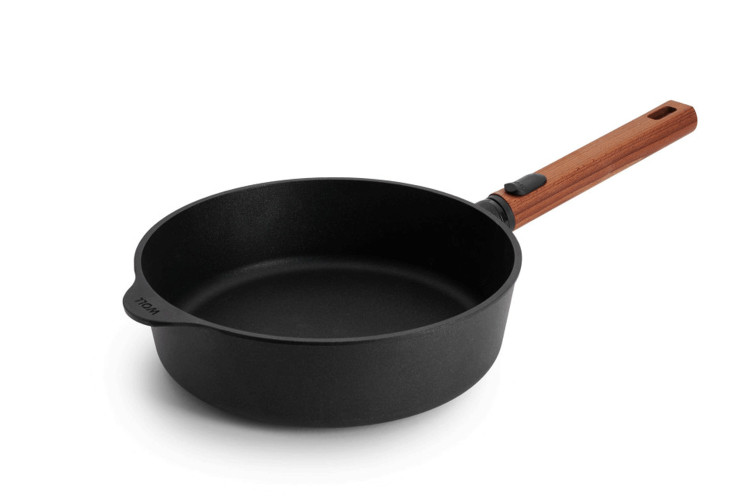 Sauteuse Woll Diamond QXR Eco Logic en fonte d'aluminium manche amovible bois