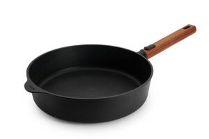 Sauteuse Woll Diamond QXR Eco Logic en fonte d'aluminium manche amovible bois