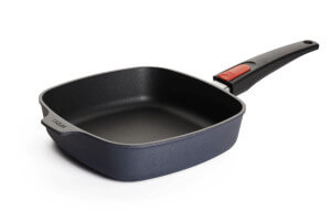 Poêle carrée Woll Diamond Lite en fonte d'aluminium manche amovible polymère