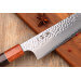 Couteau santoku 17cm japonais artisanal Yuzo Akira Tsuchime VG10